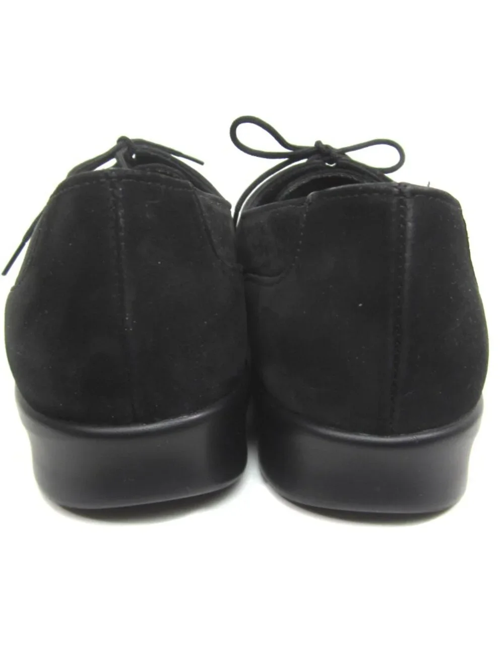 SAS Size 10.5 M Medium 10.5M Petra Charcoal Black Lace Up Nubuck Oxford Loafer